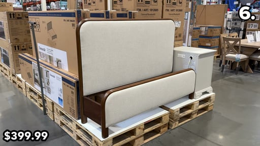 Thomasville Daxton Queen Wood and Upholstered Bed Frame