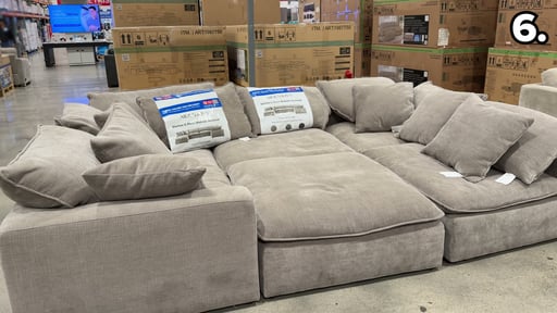 Aiden & Ivy Marlow 6-Piece Modular Fabric Sectional