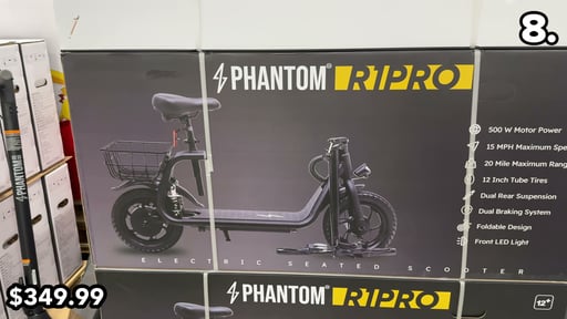 Phantom R1 Pro Seated E-Scooter