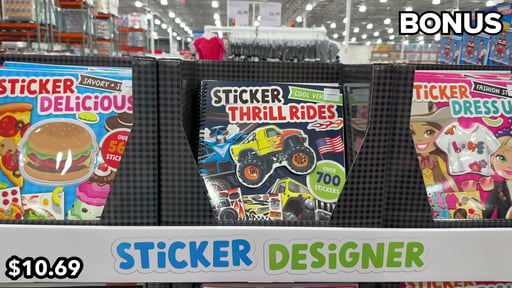 Bendon Sticker Designer Assortment, 3-Book Set