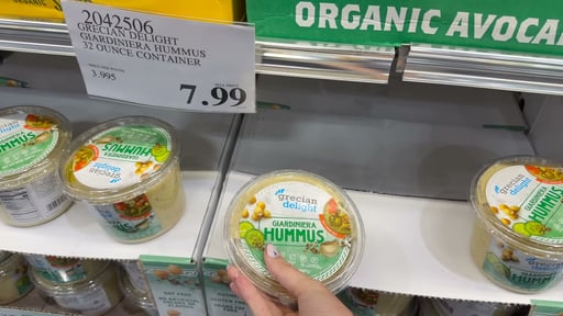 Grecian Delight Giardiniera Hummus 32 oz Container