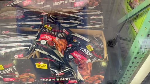 Foster Farms Crispy Wings Sweet Chipotle BBQ 4 Pounds