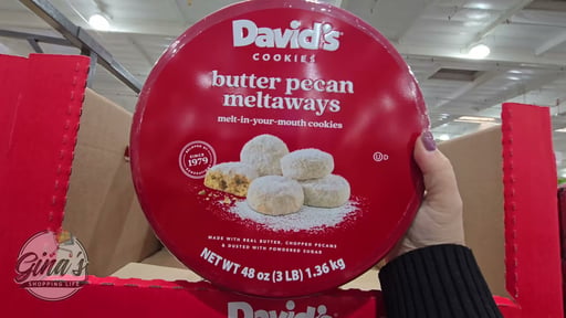 David's Cookies Butter Pecan Meltaways 3 lbs