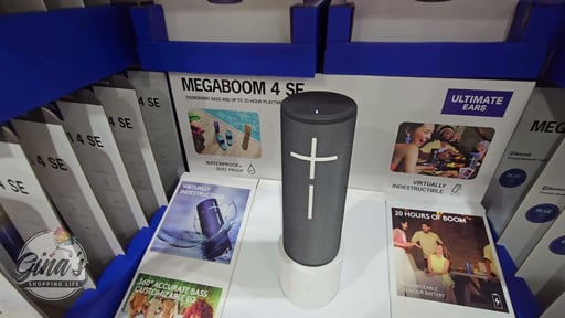 Ultimate Ears MEGABOOM 4 SE Portable Bluetooth Speaker, Black