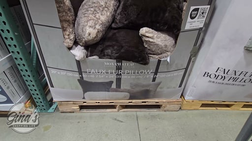 Mon Chateau Faux Fur Decorative Pillow
