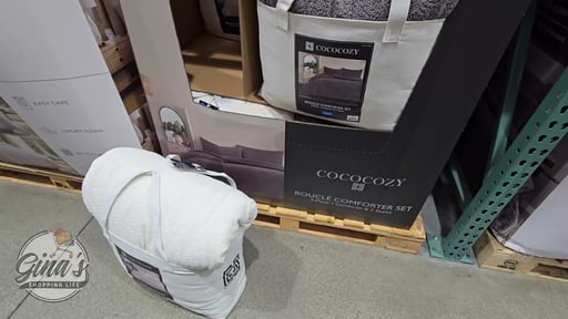 COCOCOZY Boucle Comforter Set 3-Piece Queen
