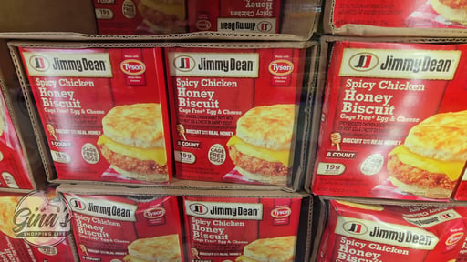 Jimmy Dean Spicy Chicken, Egg & Cheese Biscuit Sandwich, 8 Count