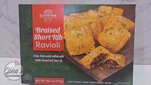 Cuisine Innovations Braised Short Rib Ravioli 25.2 oz