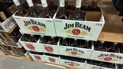 Jim Beam Bourbon Whiskey 1.75L