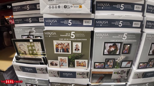 Mikasa Enamel Picture Frames, Set of 5