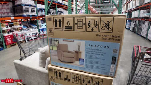 Henredon Marley Fabric Swivel Accent Chair