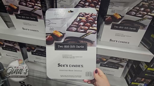 See's Candies Gift Cards, Two $25 Gift Cards ($50 Value), Non-Refundable