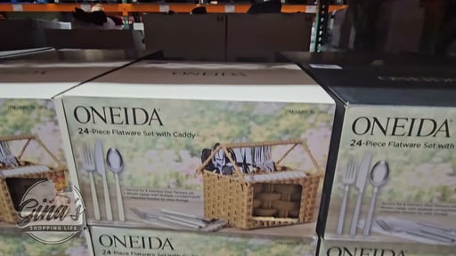 Oneida 24-Piece Flatware Set with Caddy