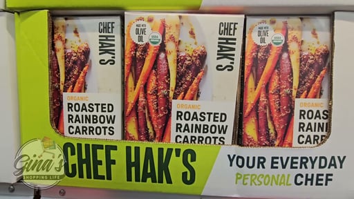 Chef Hak's Organic Roasted Rainbow Carrots with Maple Dijon Glaze 31 oz