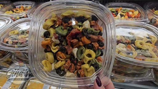 Tortellini Pasta Salad with Mozzarella Pearls & Dressing, Per Lb