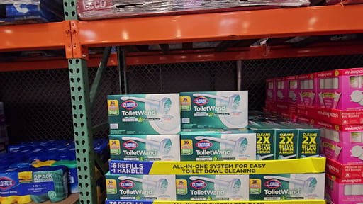 Clorox ToiletWand Disposable Toilet Cleaning System, 36 Count with 1 Wand