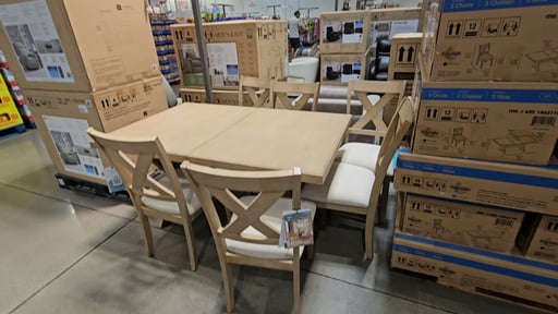 Bayside Furnishings Augusta 7-Piece Dining Set