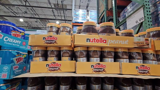 Nutella Peanut Spread with Cocoa, 2-Pack, 26.5 oz Each
