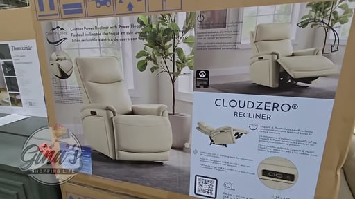 Gilman Creek Sanders Leather Power Recliner