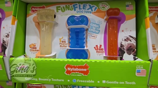 Nylabone Pet Toys Fun and Flexi 3 Pack