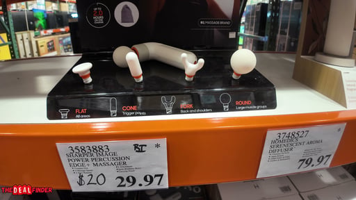 Sharper Image Power Percussion Edge+ Massager