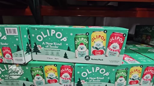 OLIPOP Holiday Variety Pack 15/12 oz