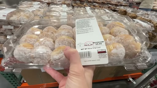 Mini Beignets Filled with Chocolate Hazelnut 22 Count