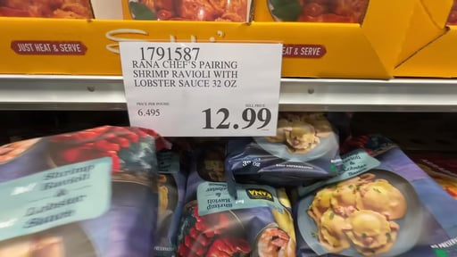 Rana Shrimp Ravioli with Lobster Sauce 32oz (2 lbs)