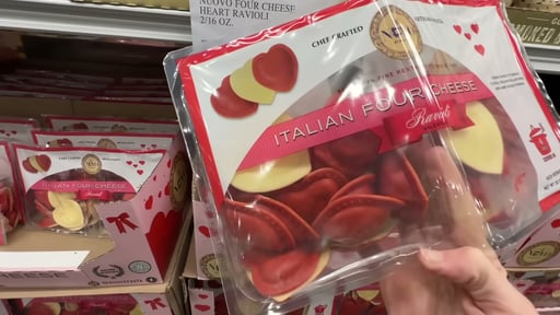 Nuovo Four Cheese Heart Ravioli 2/16 oz