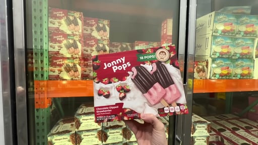 Jonny Pops Chocolate Dipped Strawberry Bars 18CT