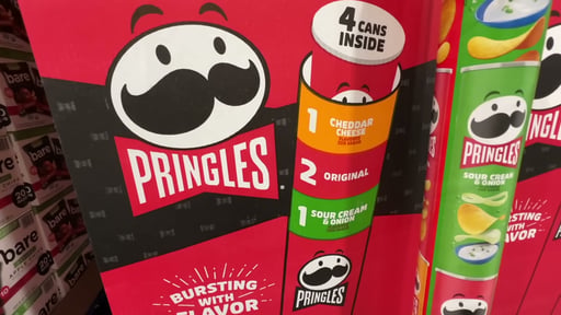 Pringles XXL Tube 4CT Variety Pack
