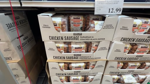 Kirkland Signature Chicken Sausage 48 Ounce Package