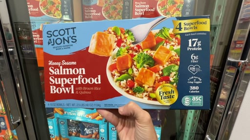 Scott & Jon's Honey Sesame Salmon Superfood Bowl, 4-Pack (10 oz each)