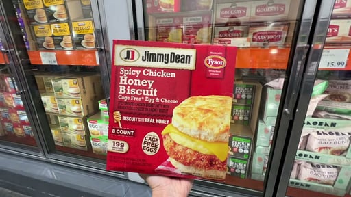 Jimmy Dean Spicy Chicken, Egg & Cheese Biscuit Sandwich, 8 Count