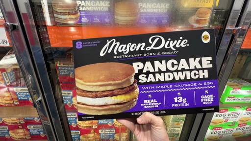 Mason Dixie Pancake Sandwich 8 Count Box