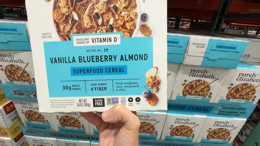 PURELY ELIZABETH VANILLA BLUEBERRY ALMOND CEREAL 34 OZ