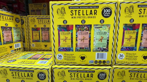 Stellar Mini Pretzels Variety Box, 36 CT