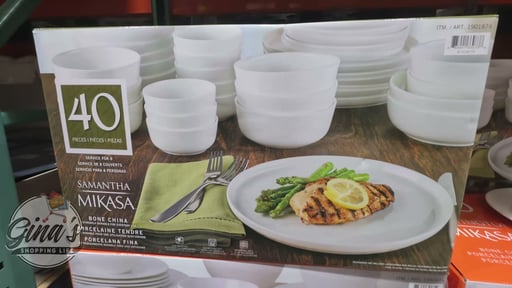 Mikasa Bone China 40-Piece Dinnerware Set – Samantha / Huntington