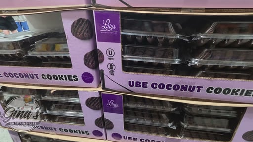 Lilly's Ube Coconut Cookies, 18 Ounces (18 Pieces)