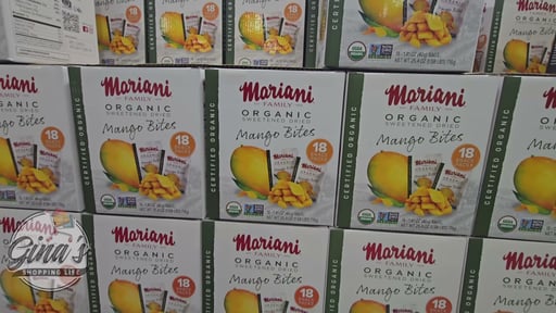 Mariani Organic Mango Bites 18/1.41 oz