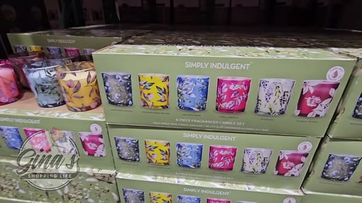 Simply Indulgent 7oz Floral Mini Candle Set, 6-Pack