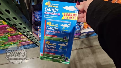 Claritin Children's Dye-Free Chewable 5mg Grape Tablet 80 Count