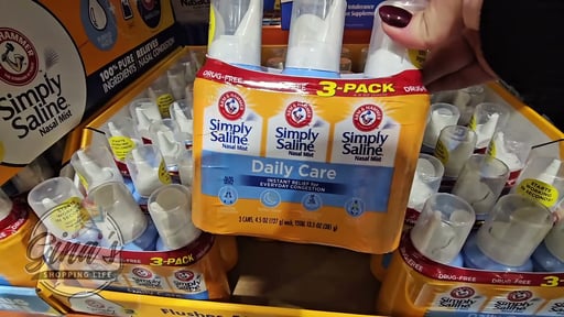 Arm & Hammer Simply Saline Nasal Mist 3 x 4.5 Ounce