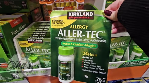 Kirkland Signature Aller-Tec 10mg, 365 Tablets