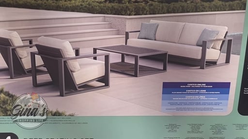 Foremost Milan 4pc Seating Set