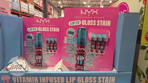 NYX Lip I.V. Hydrating Gloss Stain, 3-Pack