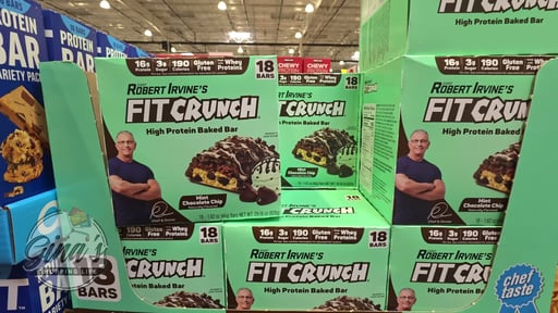 Robert Irvine's Fit Crunch Mint Chocolate Chip Bars