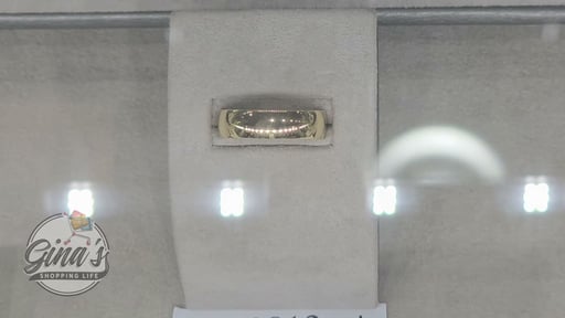14kt Yellow Gold High Polish Wedding Band Size 10