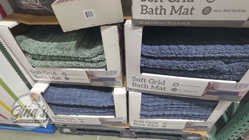 Mineral Spring Soft Grid Bath Mat 24" x 36"