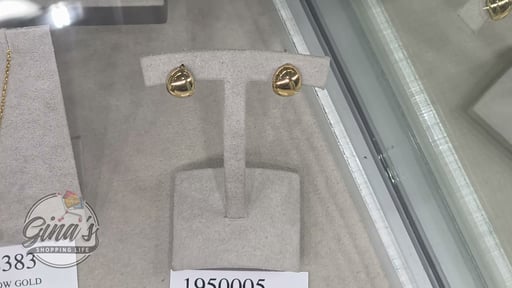 14kt Yellow Gold Half Hoop Earrings